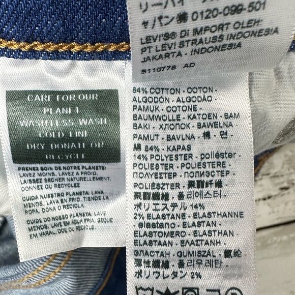 LEVI’S boyfriend mid rise women’s 29x32 stretch jeans - Picture 6 of 7